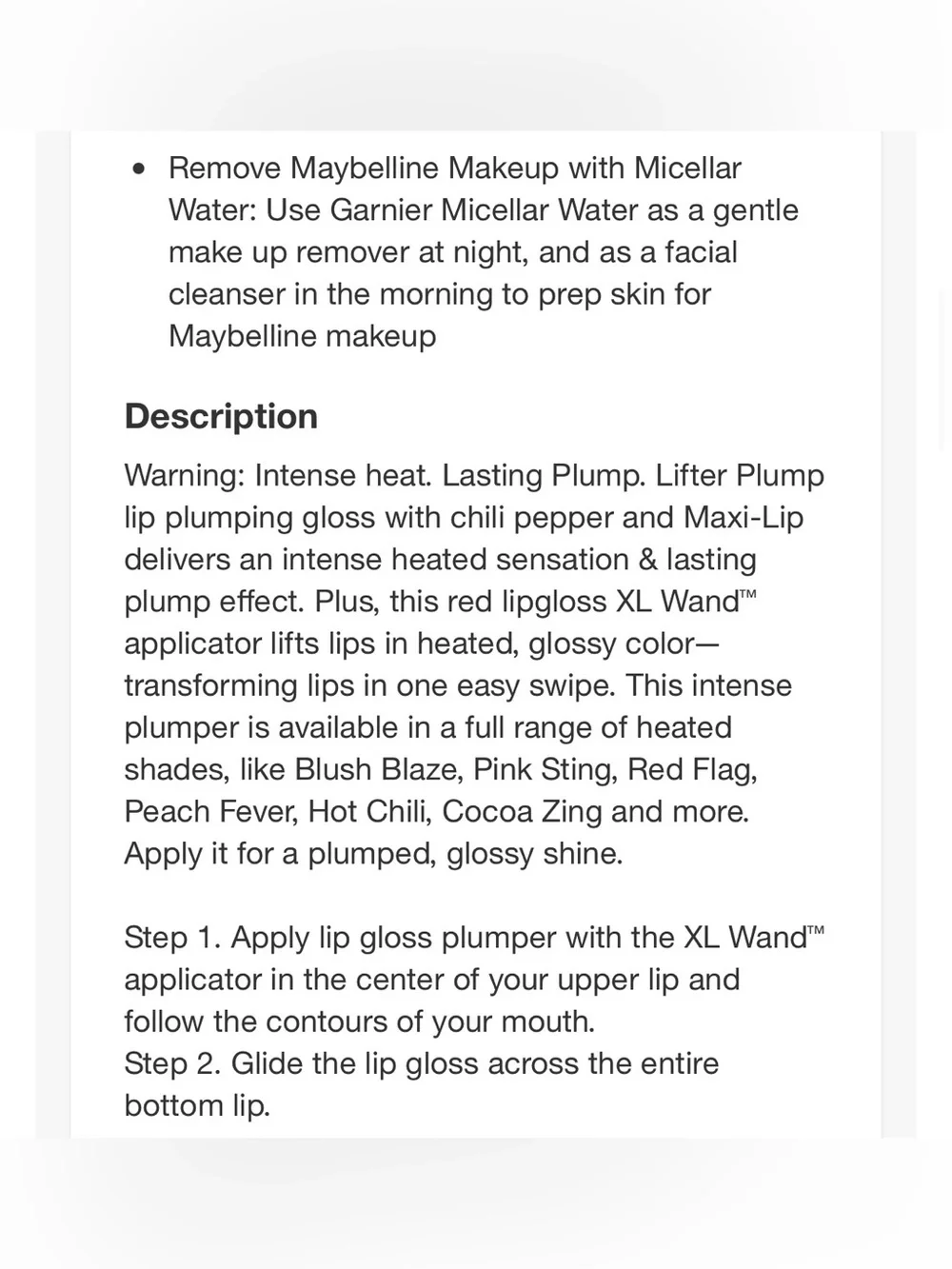 Maybelline Bundle | LIFTER PLUMP Maxi-Lip + Chili Pepper Red Flag + Hot Chili 2